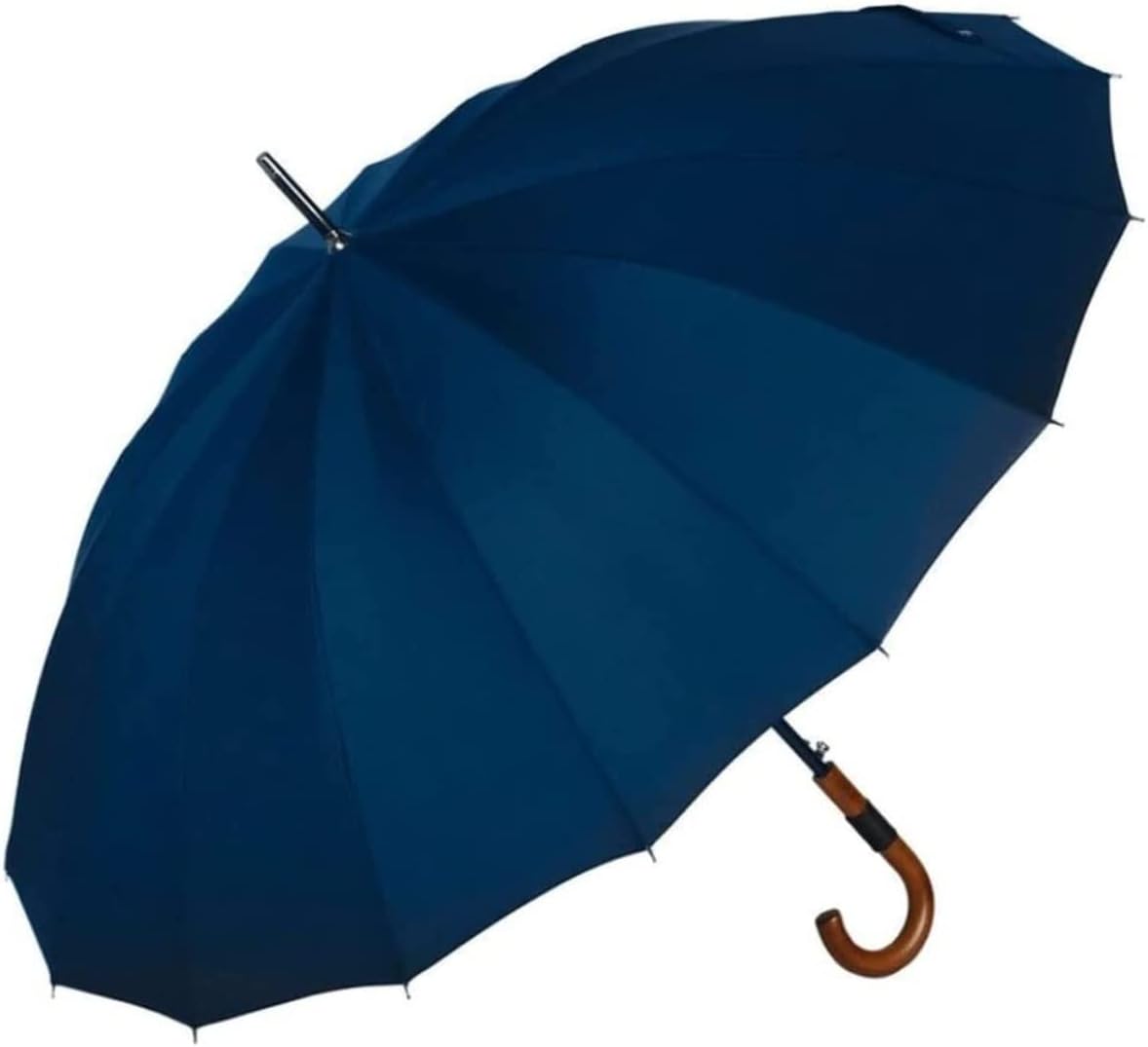 Portable Umbrella for Travel Large Windproof Automatic Open Stick Umbrellas for Travel Business Waterproof Umbrella with Non-Slip Handle Umbrella Outdoor(A)