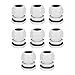 Tool parts 8Pcs PG25 Cable Gland Waterproof Plastic Wire Glands Joint White for 16-21mm Dia