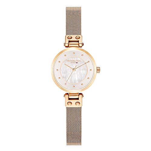 VICTORIA HYDE Reloj Analogico para Mujer de Cuarzo con Correa en Acero Inoxidable Cover