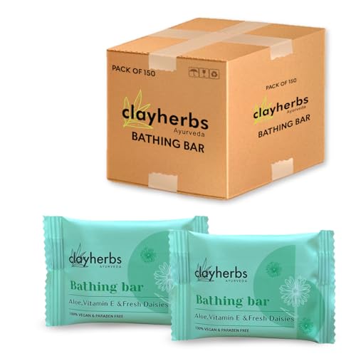 Image of 15g Soap, (Pack-150) Aloe, Vitamin E & Daisies Hotel Toiletries Soap, Travel Soap, Guest Room Amenities Soap, Hospitality Kit, Small Soap, Marriage Hall, Bathing Soap