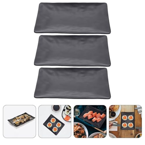 Platos decorativos de sushi Garneck 3 piezas miniatura 5