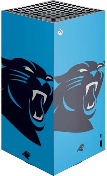 Skinit Decal Gaming Skin Compatible with Xbox Series X Digital Edition Console - Officially Licensed NFL Carolina Panthers Large Logo Design