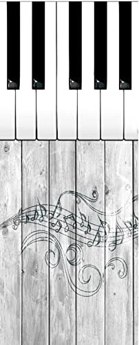 A.Monamour 3D Door Stickers for Interior Doors Piano Keys Musical