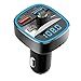 Produktbild FM Transmitter, HOLALEI Auto Bluetooth 5.0 Adapter Radio Transmitter mit Dual USB Ladegerät QC 3.0 Quick Charger FM Sender Freisprecheinrichtung mit Mikrofon (S)
