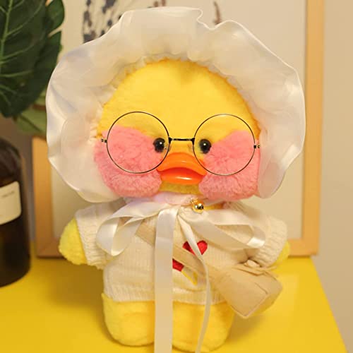 アヒル ぬいぐるみ カワイイ 人形 ソフト おもちゃ 誕生日プレゼント ファンアヒルぬいぐるみ 人形 韓国 小さい かわいい 黄色 アヒル人形 子供 女の子 25cm