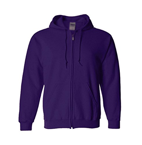 YiLianDa Herren Sweatjacke Zip Kapuzenjacke Kapuze Hoodie Sweatshirt Kapuzenpullover Violett M Cover
