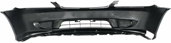 Bumper Cover 1pc Front Silver Plastic for Honda for Civic Dx/Ex/Hx/LX/Si/Value Package 2004-2005 Unfinished Primered 191275635278 71101S5AZY00