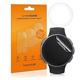 2X kwmobile Screen Protector for Polar Vantage M - Fitness Tracker Shock-Proof Protection Film - Transparent Matte