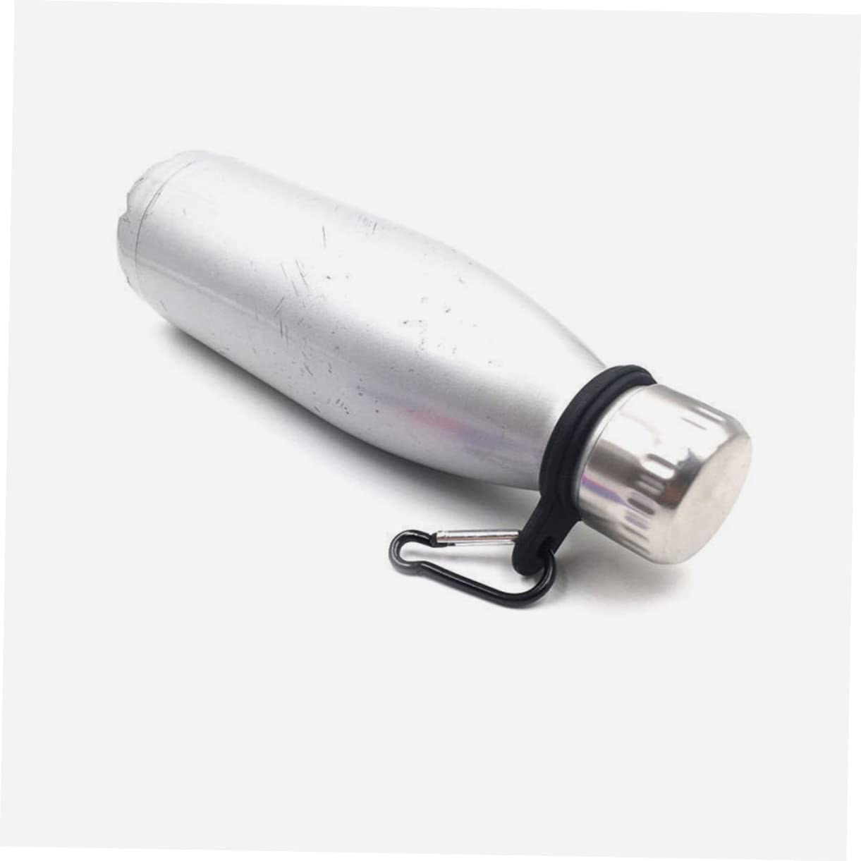 TOYANDONA Wasserkocher-aufhänger Gehen Sport Fitnessstudio Wasserflasche Tragen Wandern Groß Tragbar Haken Träger Schlüssel Flaschenregal Flaschenhalter-Clip Schwarz Kieselgel