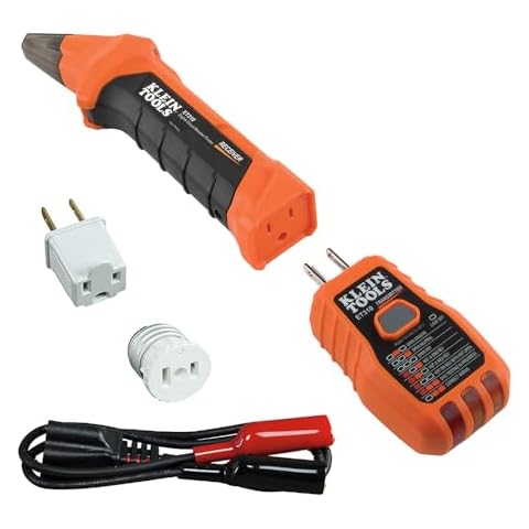 Klein Tools 80016 Circuit Breaker Finder Tool Kit with Accessories, 2-Piece Set, Includes Cat. No. ET310 and Cat. No. 69411 Cover