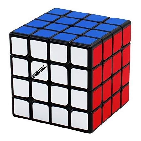 Amazon Favnic キューブ 魔方 磁石魔方 高級版 立体パズル 競技用 ポップ防止 プロ向け ブラック 磁石魔方 4x4x4 立体パズル おもちゃ