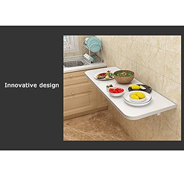 Duurzame opvouwbare neerklapbare wandtafel, ruimtebesparende opklapbare wandtafel, multifunctioneel neerklapbaar bureau, moderne en minimalistische wandgemonteerde bartafels (120x50cm/47x20in) (120x40