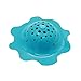 Produktbild mochiglory Blumen Form Spüle Filter Küche Badezimmer Spüle Ablassschlauch Haar Junk Filterung, blau