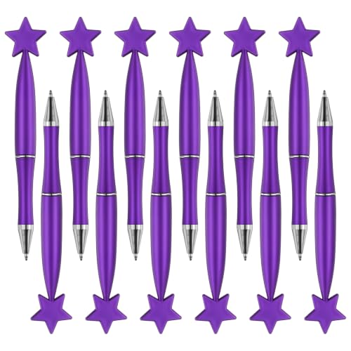 Bolígrafos estrella PATIKIL morado ideales como detalles memorables en bodas y fiestas