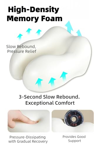 Image of Travel Neck Pillow with Extra Large Hood Rollable Airplant Hooded Neck Pillow with Memory Foam Filling and Removable, Skin-Friendly Cover with a Carrying Pouch