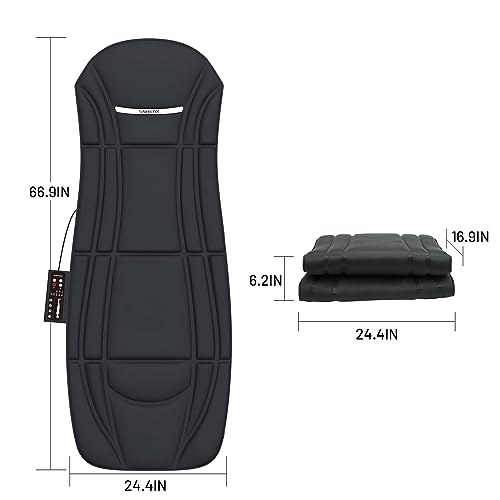 Full Body Massage Mat with Heat, 10 Motors - Christmas Gifts for Men, Women, Mom, Dad