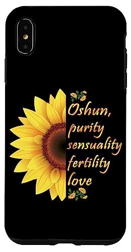 Oshun Orishas Goddess Oxum Ifa Yoruba Religion Sunflower �X�}�z�P�[�X iPhone XS Max �p