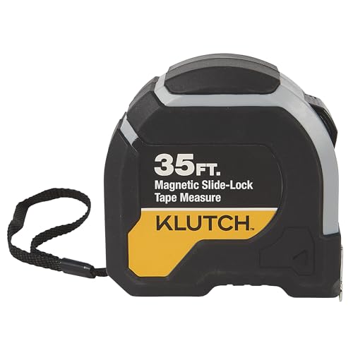 Cinta Métrica Klutch 35ft con Seguro Deslizante y Gancho Magnético miniatura 1
