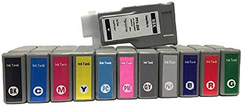 Vivid Colors Any 6 of 12 New Compatible PFI-206 Inkjet Cartridges for Canon IPF6400se Printer