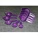 POURfect Measuring Cup Set 9pc - Dark Plum / Purple