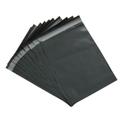 TAIMANI Pack of 25 Grey Mailing Postal Bags Large Plastic Mailers with Self Seal Strong Tape, 12x16 Cover