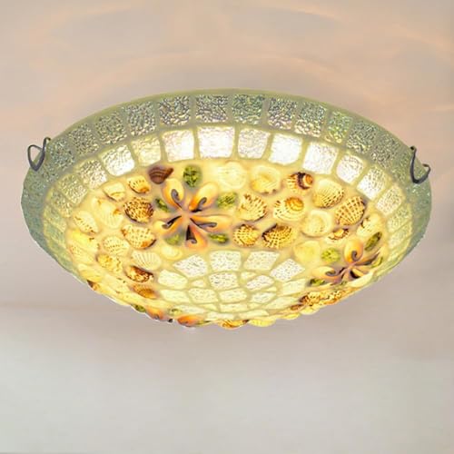 Lámpara de techo LED estilo pastoral para un hogar cálido y colorido 2