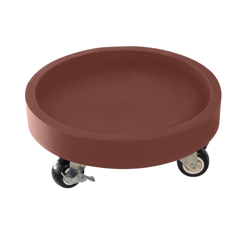Chariot carre et rond avec roulettes haut de gamme plateau de 50 cm pour decoration de jardin