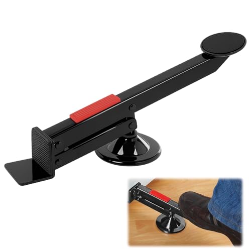 Türheber, Möbelheber, Türheber für Zimmertüren, 360 Grad Drehung Plattenheber, max. Hubkraft 100kg, Montagehilfe zum Türen Anheben, Einstellen, Ausrichten, 33 x 5 x 7.8 cm