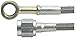 Allstar Performance ALL46340-44 44" -3 Braided Steel Lines With 10mm Banjo Fitting
