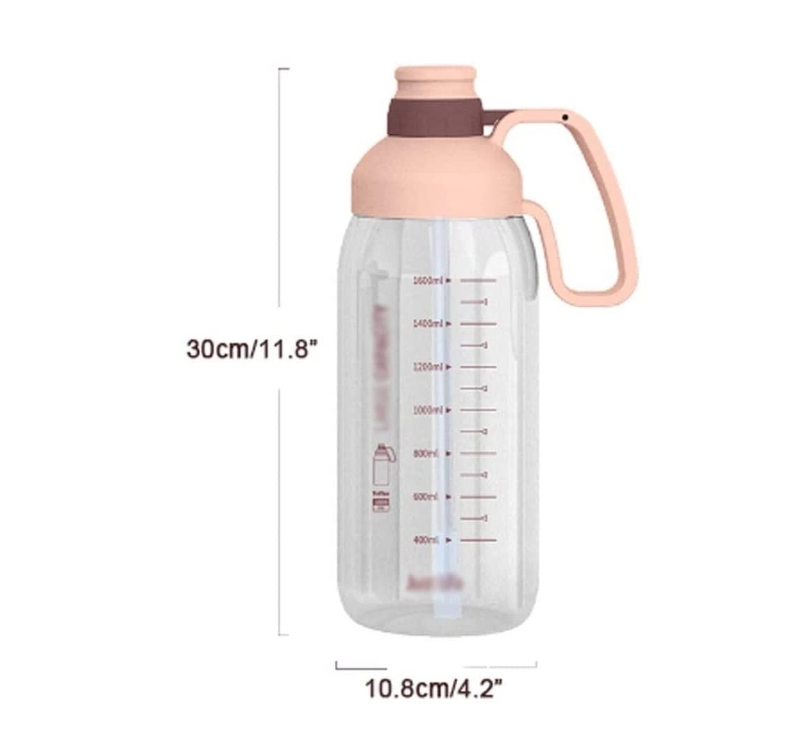Wasserflasche Trinkflasche Sportflasche Wasserflasche Reise Becher Flasche mit Stroh, BPA Kostenlose Wasserflasche, dicht, dauerhaft, for Fitness und Outdoor-Enthusiasten Wasserflaschen Trinkflaschen