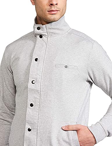 Image of Zuperb Men's Fleece Solid Regular Jacket