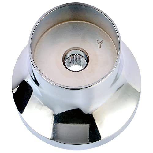 Roykaw Universal 5/6 Holes Steering Wheel Hub Adapter For Yamaha Golf Cart Models - Chrome Surface Finish #TOP6