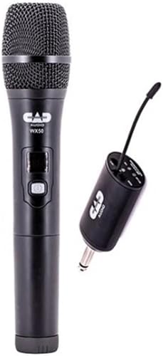 CAD Audio WX50 - Frecuencia digital ágil de un solo canal UHF inalámbrico de mano