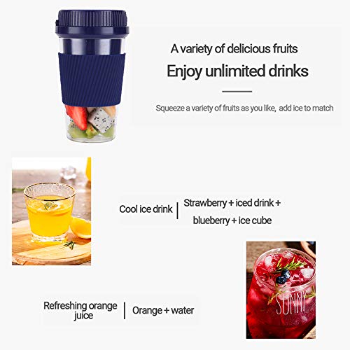 10 Best Portable Blender Single Serve Personal Size Blender Usb Rechargeable Juicer Cup Fruit Mixing Machine Baby Travel 380ml Fda Bpa Free Green 08 Sep Juicer Machine List