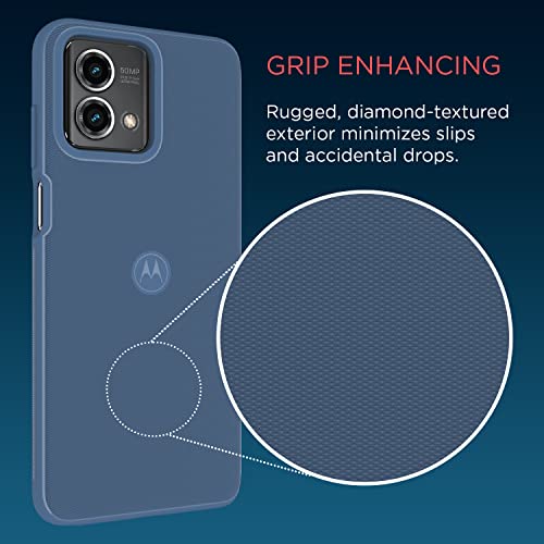 Image of Motorola Moto G Stylus 5G (2023) Textured Protective Dusk Blue Case | Precision fit Shock Absorbing Cases for Enhanced Phone Grip, Style, Drop Protection for Your Moto G Stylus 5G 2023