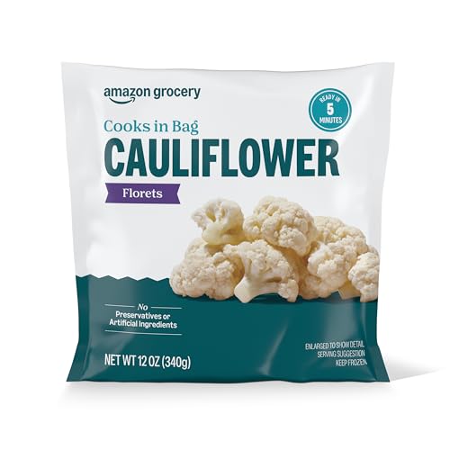 Amazon Grocery, Cauliflower Florets, 12 Oz, Frozen (Previously Happy Belly, Packaging May Vary)