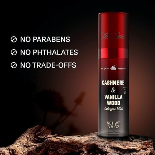 Old Spice Cologne Mist for Men, The Spice Alchemist Collection, 24/7 Cologne Infused Scent, No Trade Off Formula, Free of Parabens & Phthalates, Cashmere + Vanilla Wood Scent, 3.8 oz — view 2