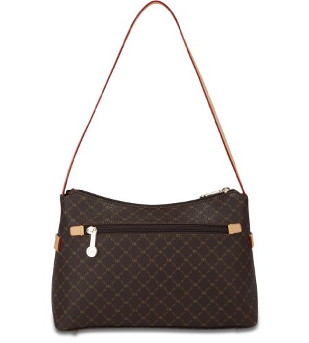 Rioni Signature (Brown) - Top Zip Shoulder Bag St-201783