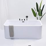 Schwänlein® - Bañera de hidromasaje (acrílico), color negro