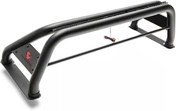 Black Horse Classic Roll Bar Black Compatible with 00-26 Ram 2500/3500|01-26 Silverado 2500/3500 HD|00-26 F-150|17-24 Titan|2001-2026 Sierra 1500|07-26 Tundra|01-26 GMC Sierra 1500/2500 HD-RB001BK