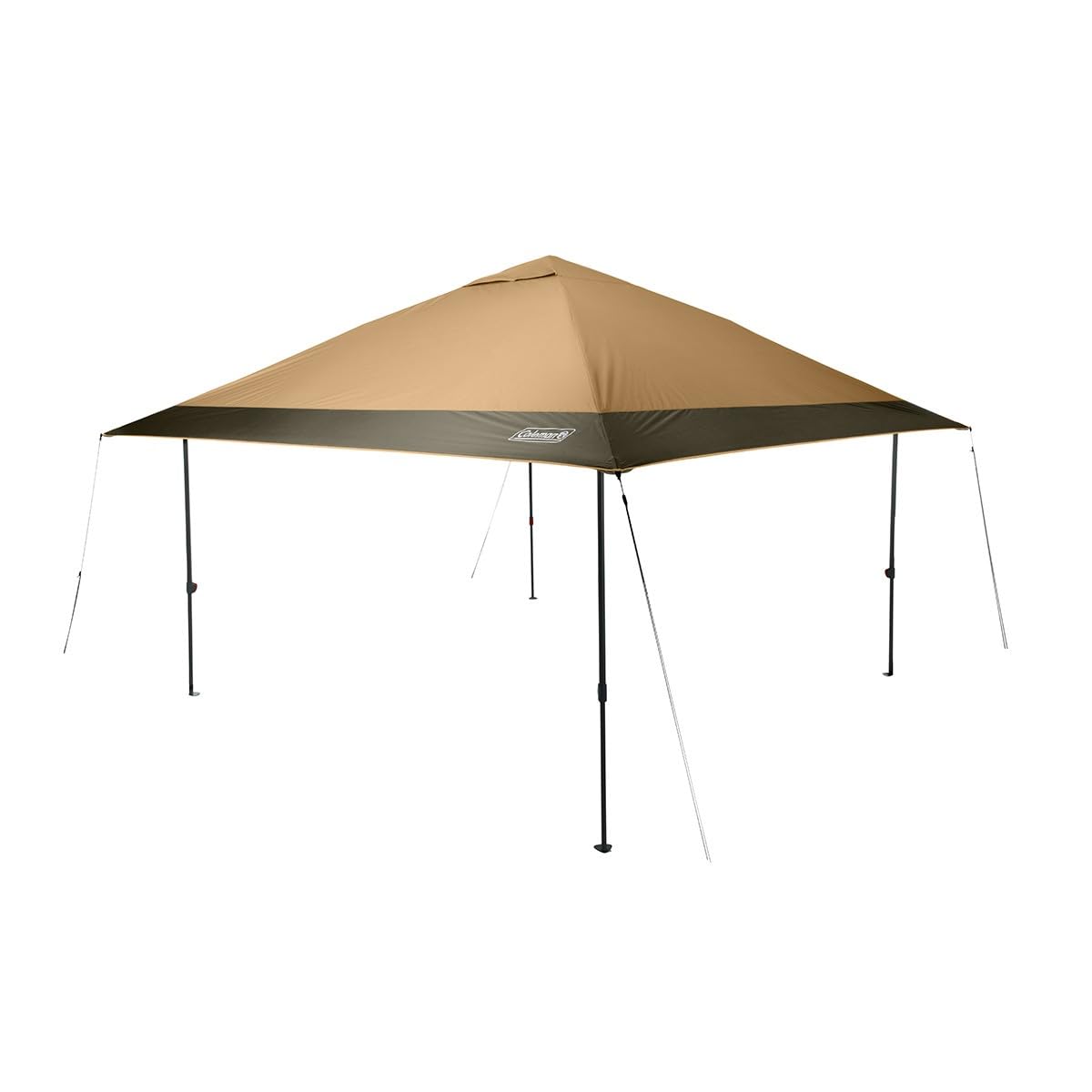 Coleman Oasis Instant Pop-Up Canopy Tent with Side Wall Attachment, Portable Shelter with Easy Setup & Takedown, Wheeled Carry Bag Included, 10x10/13x13ft Sizes