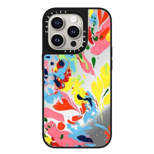 Coque miroir pour iPhone 15 Pro antichoc 1,5m compatible MagSafe CASETiFY design réfléchissant
