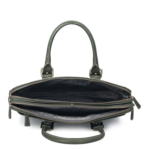 Image of Da Milano Leather Laptop Bag for Men & Women | Laptop Messenger Bag | Fits Up To 14 inch Laptop | Ideal for Office Purpose