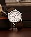 Timex Men's Easy Reader 38 mm Watch - Brown Leather Strap with White Dial and Silver-Tone Case TW2Y12600