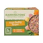 Harringtons Complete Wet Tray Grain Free Hypoallergenic Adult Dog Food Poultry Pack 6x400g - Turkey & Chicken - Made with All Natural Ingredients