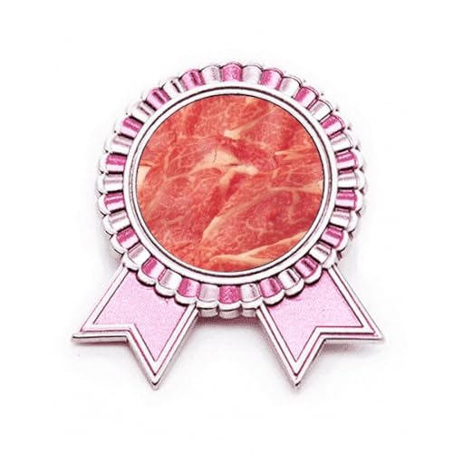 Broche viande crue en métal rose : maintien parfait des rouleaux d'agneau