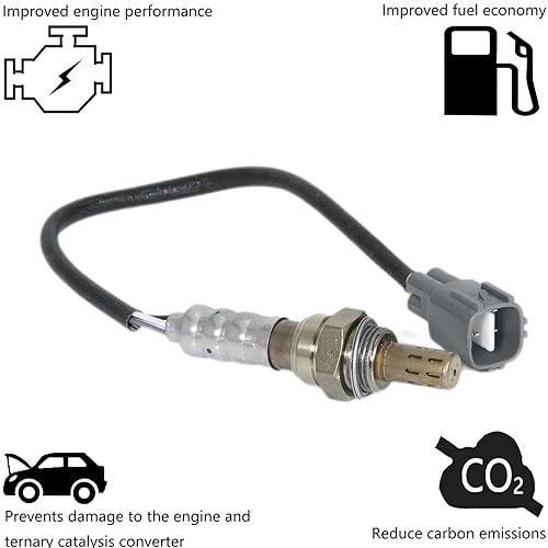 Dropwater 2 Pcs Rear O2 Sensor 234-4260 Replacement or Toyota 2007 2008 2009 4Runner,2006-2005 Tundra 4.0L 4.7L 1 Pair Downstream Oxygen Sensors