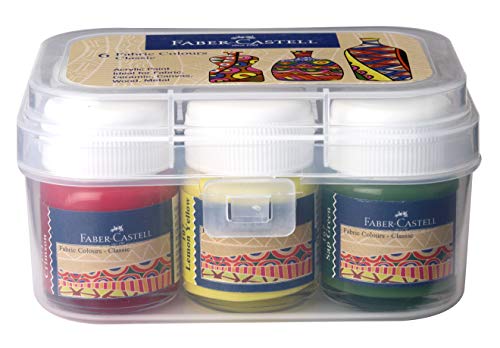 Faber-Castell Fabric Colors 6-Piece Set