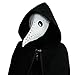 Steampunk Plague Beak Mask Gothic Cosplay Retro Doctor Bird Mask (White)