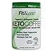 Fit & Lean Keto Coffee Premium Gourmet Ketogenic Medium Roast Instant Coffee Blend, Coconut Oil, MCT's, Grass-Fed Butter, Caffeinated, Himalayan Pink Salt, Natural Flavors